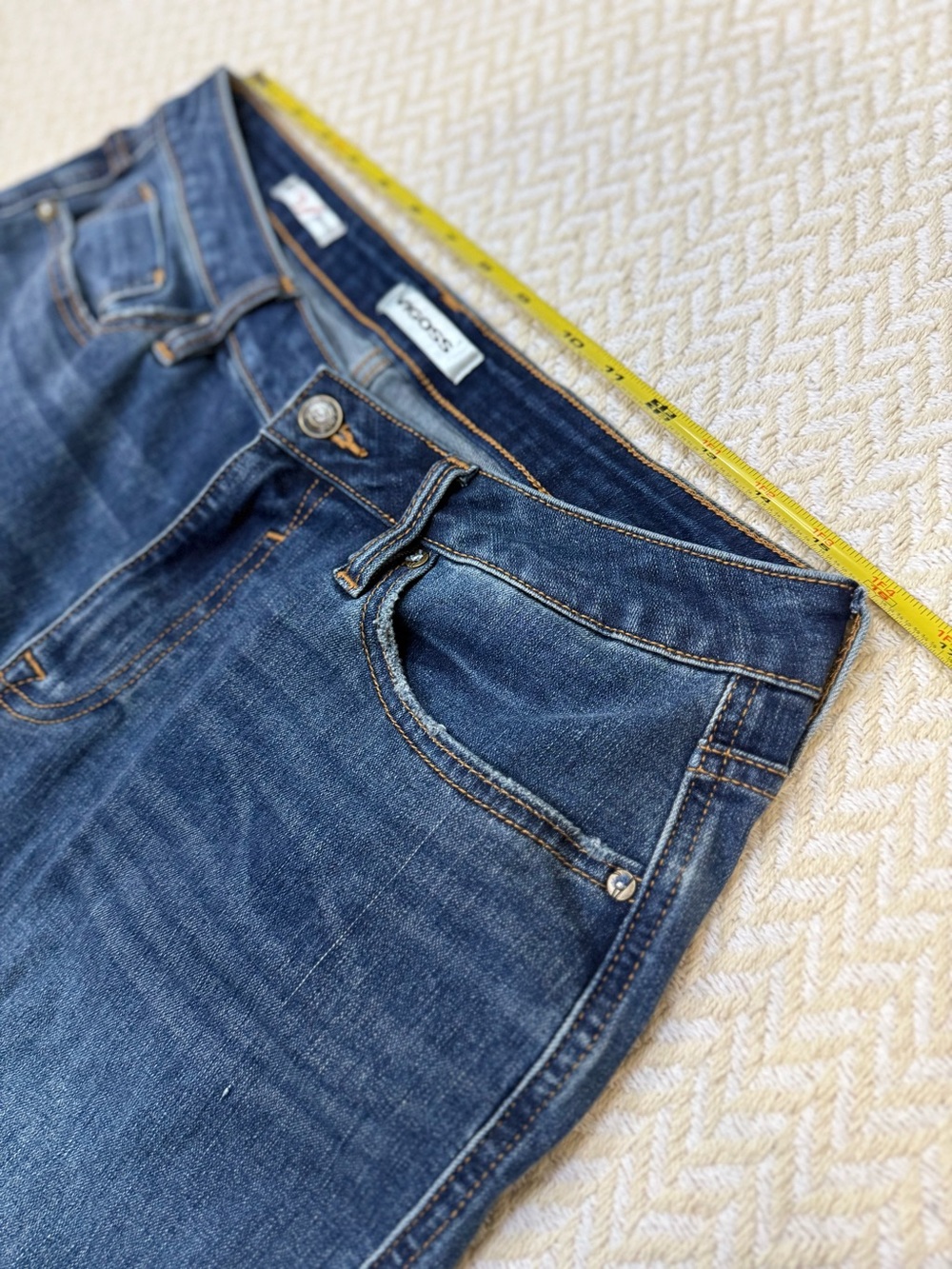 Vigoss Jagger Mid Rise Bootcut Jeans 32 P01957A Classic Wash - Picture 9 of 14